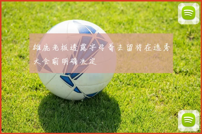 雄鹿老板透露字母哥去留将在选秀大会前明确决定